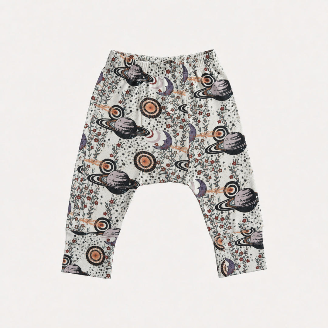 PREORDER classic panda pant | mystical planets | bamboo