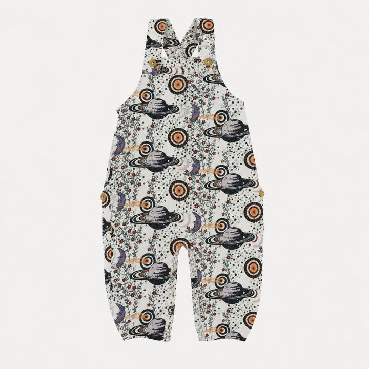 PREORDER gathered bubble pocket overall | mystical planets | bamboo