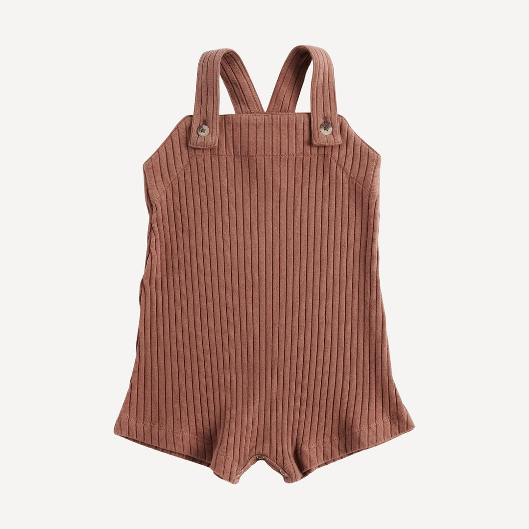 PREORDER country shortie | patina | organic cotton wide rib