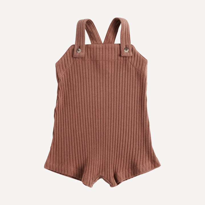PREORDER country shortie | patina | organic cotton wide rib