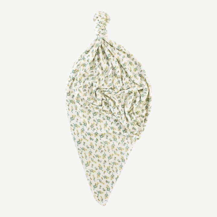PREORDER single layer blanket | tiny chamomile | bamboo