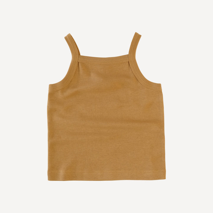PREORDER spaghetti strap tank | apple cinnamon | organic cotton interlock