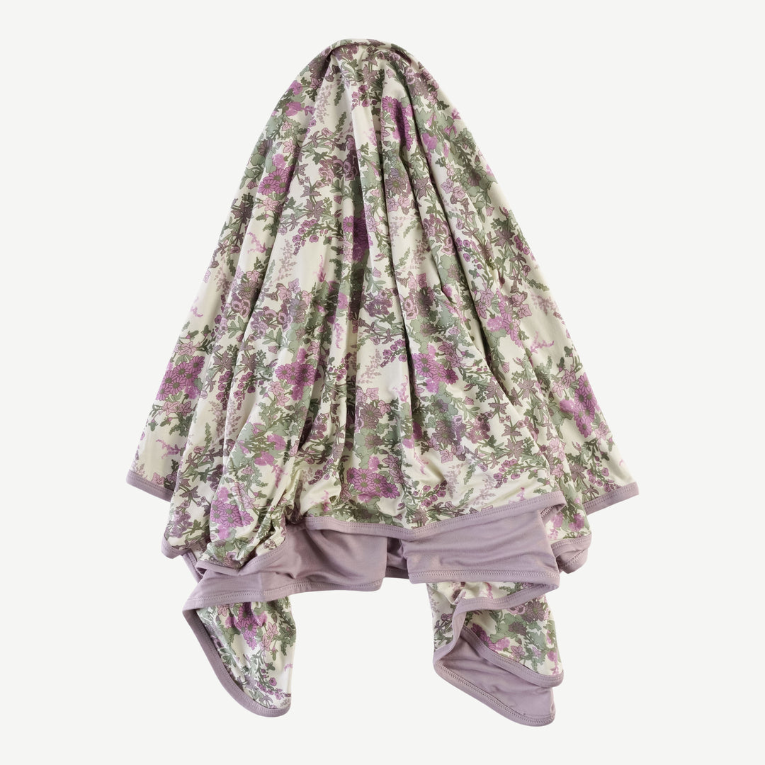 PREORDER double layer blanket | violet queen annes lace | modal