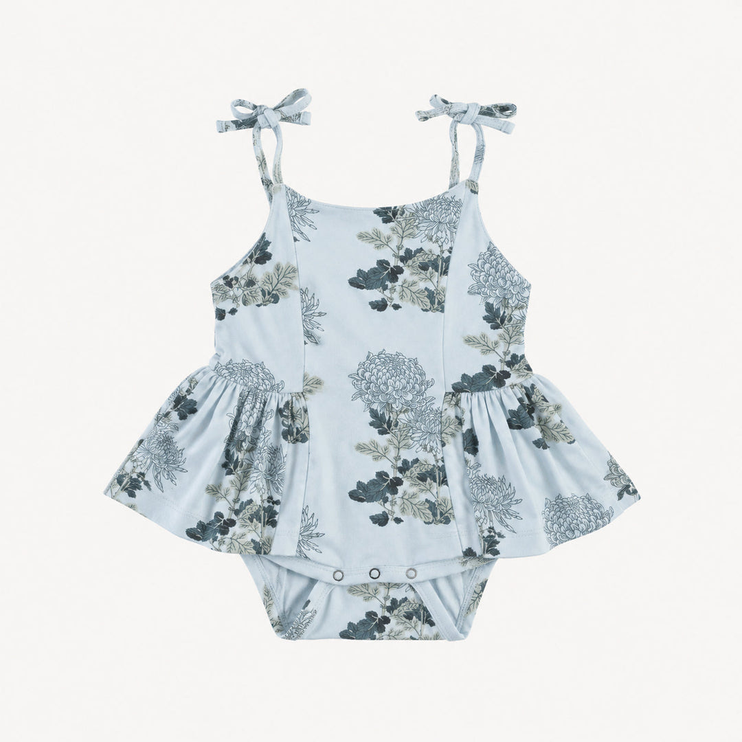 PREORDER spaghetti tie ballerina bubble | blue mum | modal