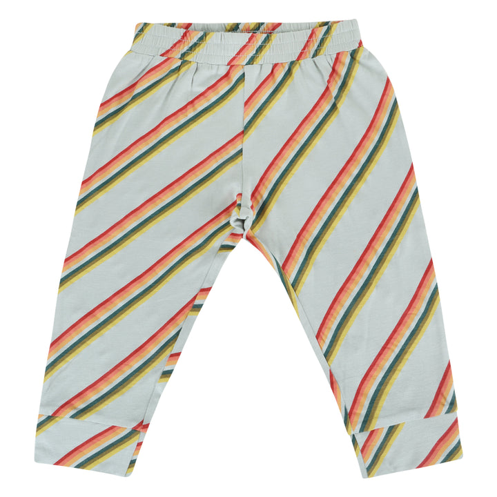cuffed jogger | 70s ranch stripe | bamboo