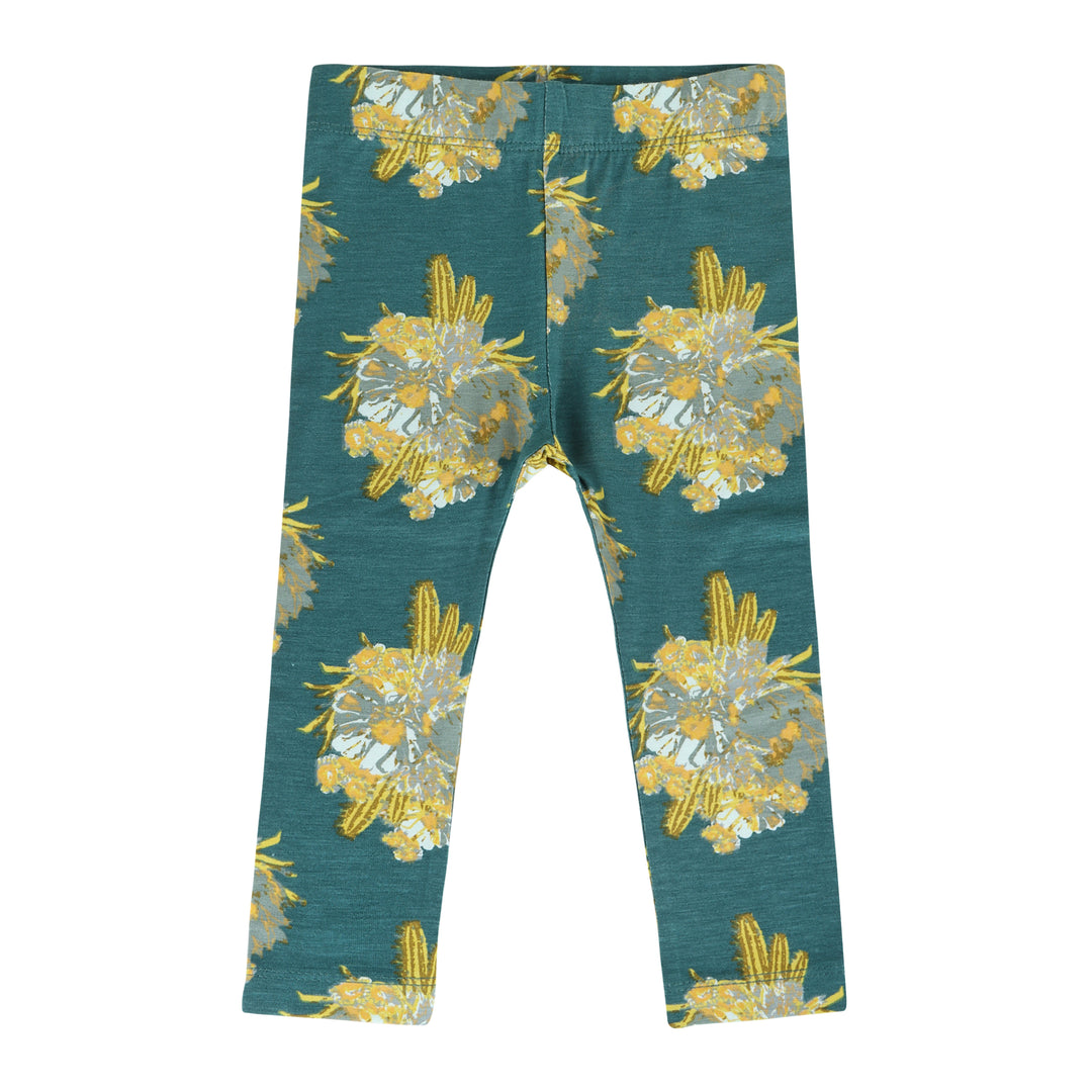 classic skinny legging | cactus floral | bamboo