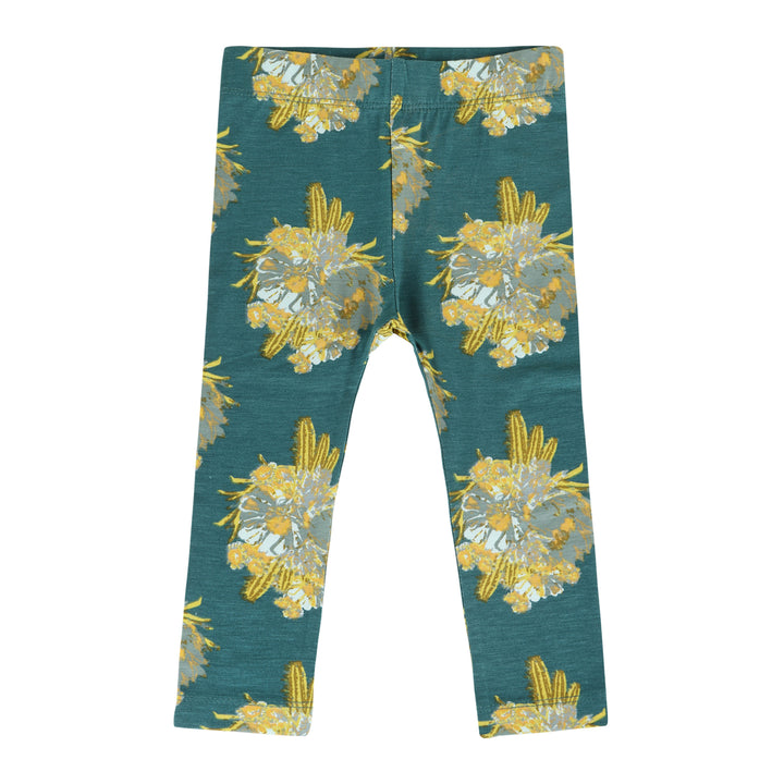 classic skinny legging | cactus floral | bamboo