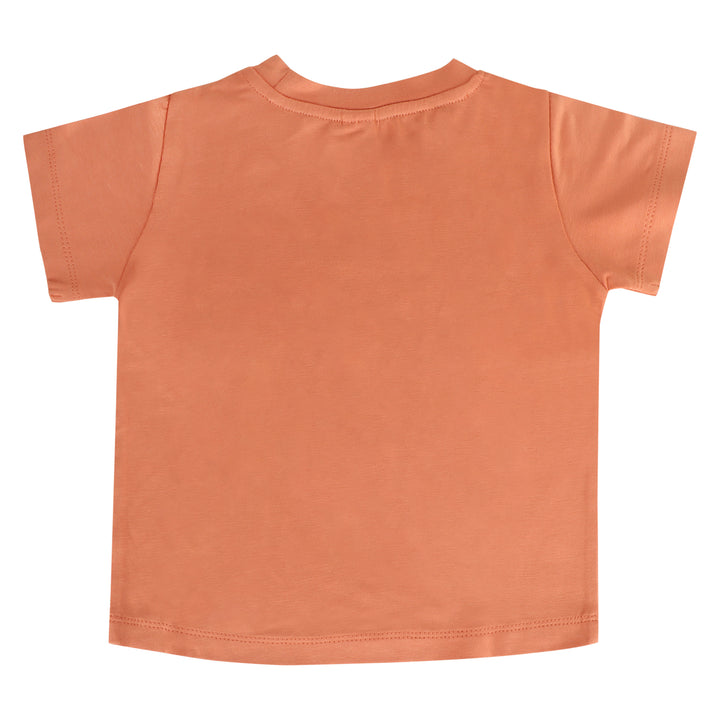 short sleeve essential boxy tee | melon | bamboo