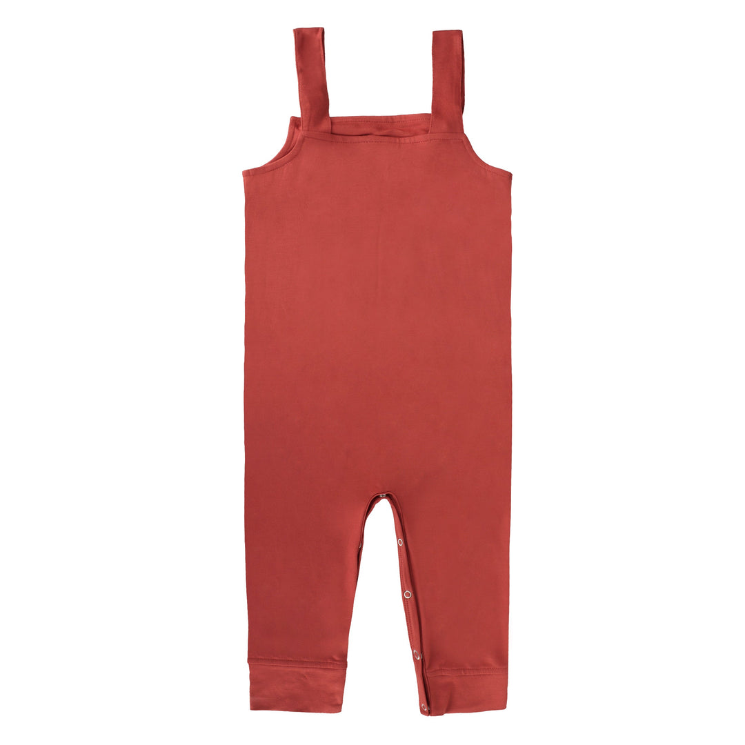 tie overall jumpsuit | tandoori spice | bamboo