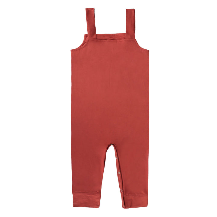 tie overall jumpsuit | tandoori spice | bamboo