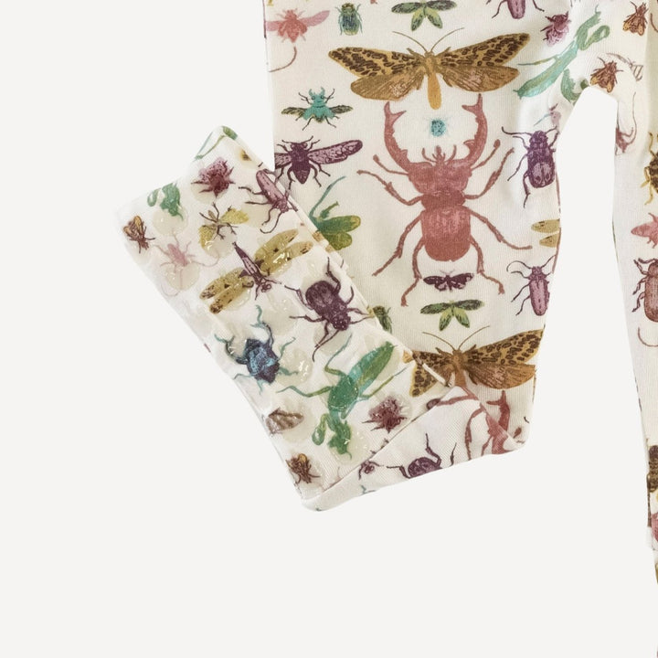 long sleeve convertible zippy pj | insects | modal