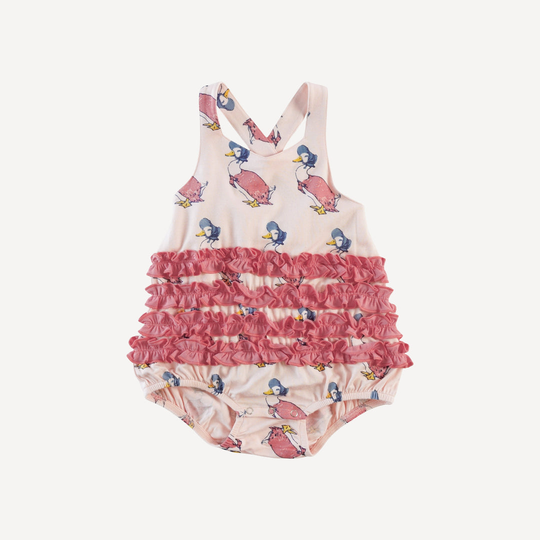 princess ruffle bubble | jemima puddle duck | bamboo