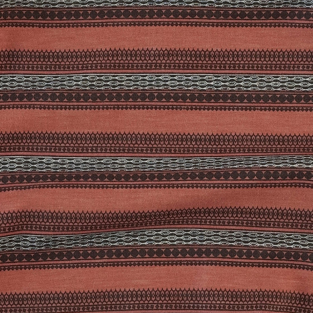 short sleeve button dress | kampala stripe | bamboo