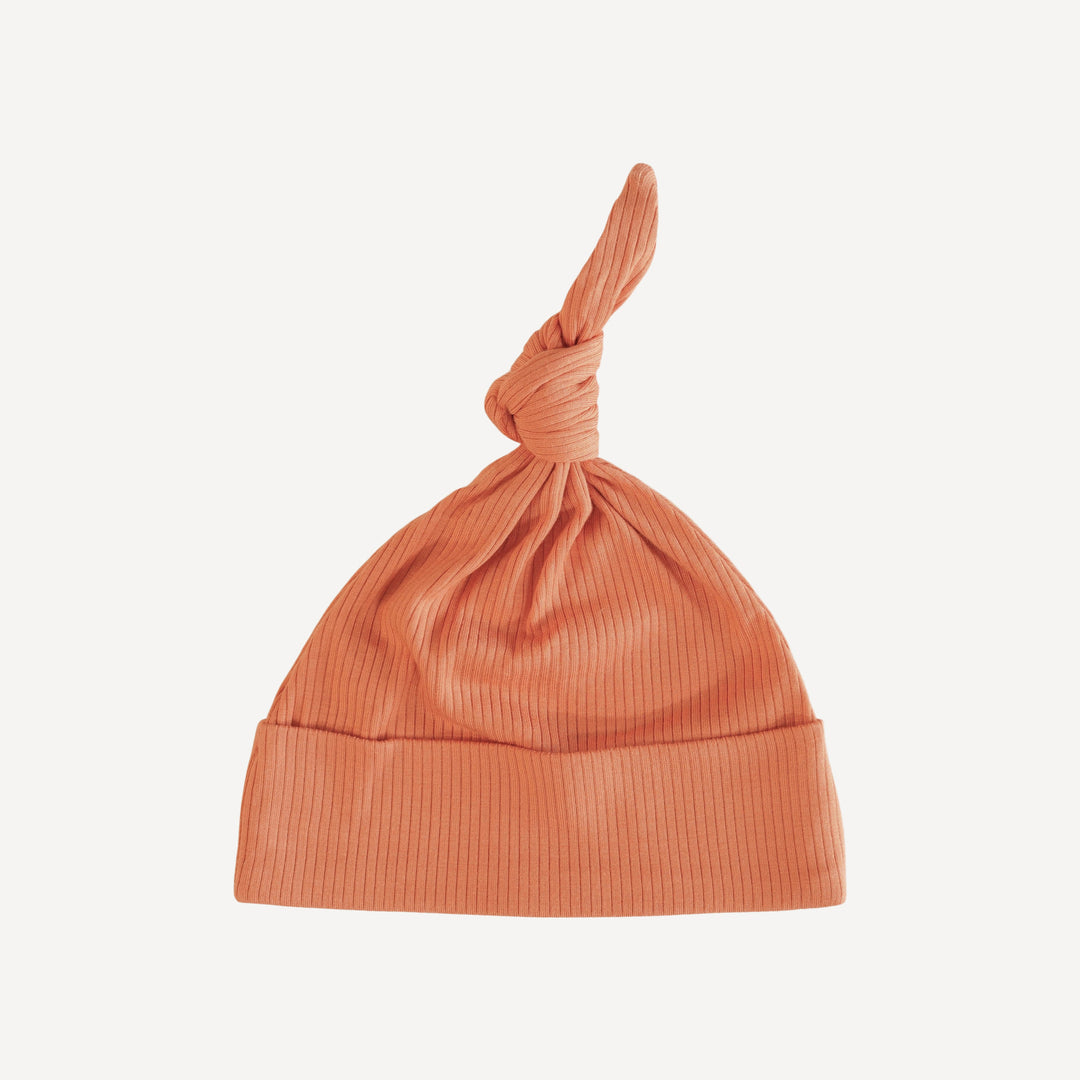 knot hat | carnelian | modal skinny rib