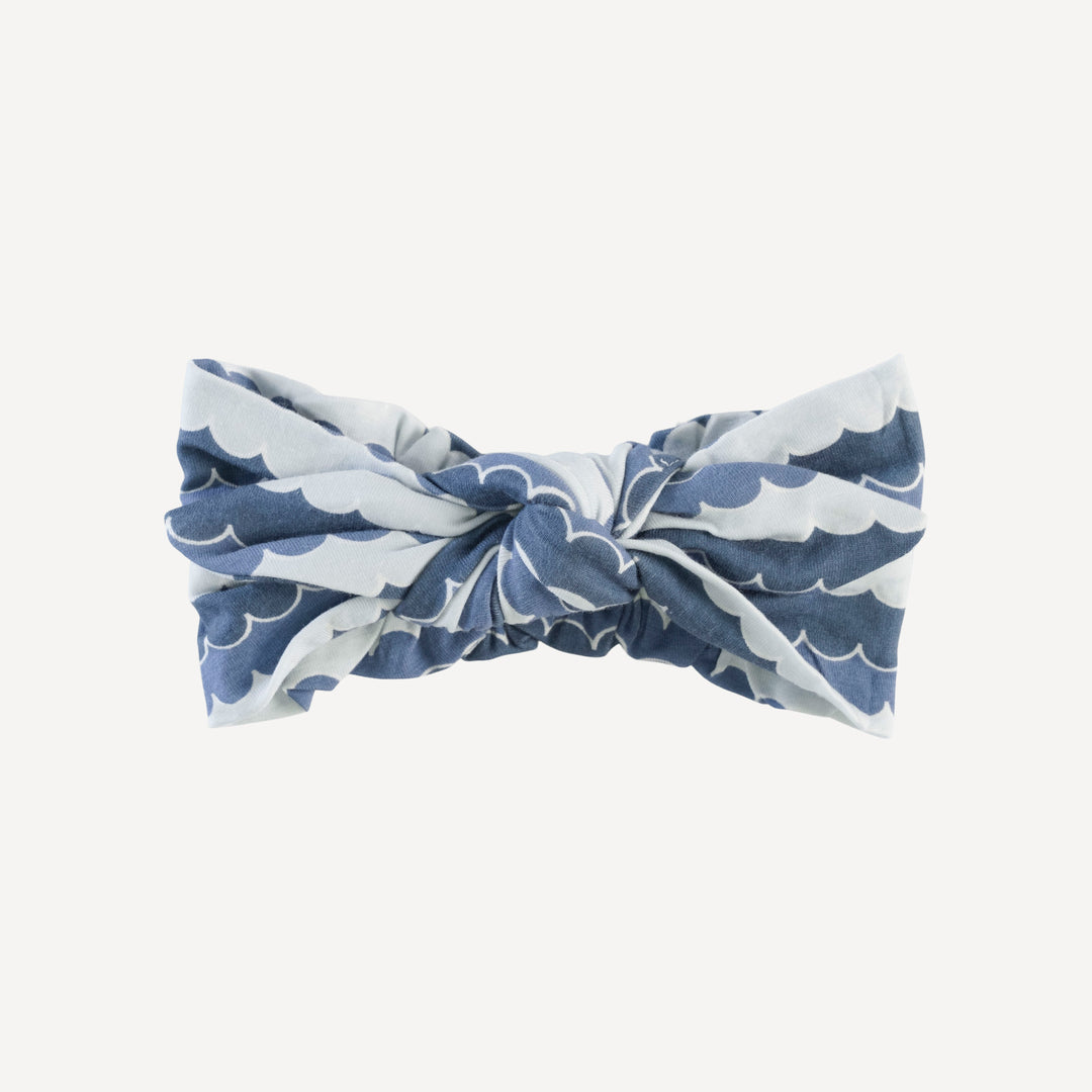 knot top headband | sea water | bamboo