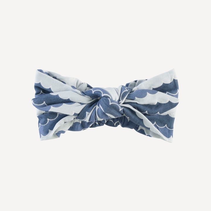 knot top headband | sea water | bamboo