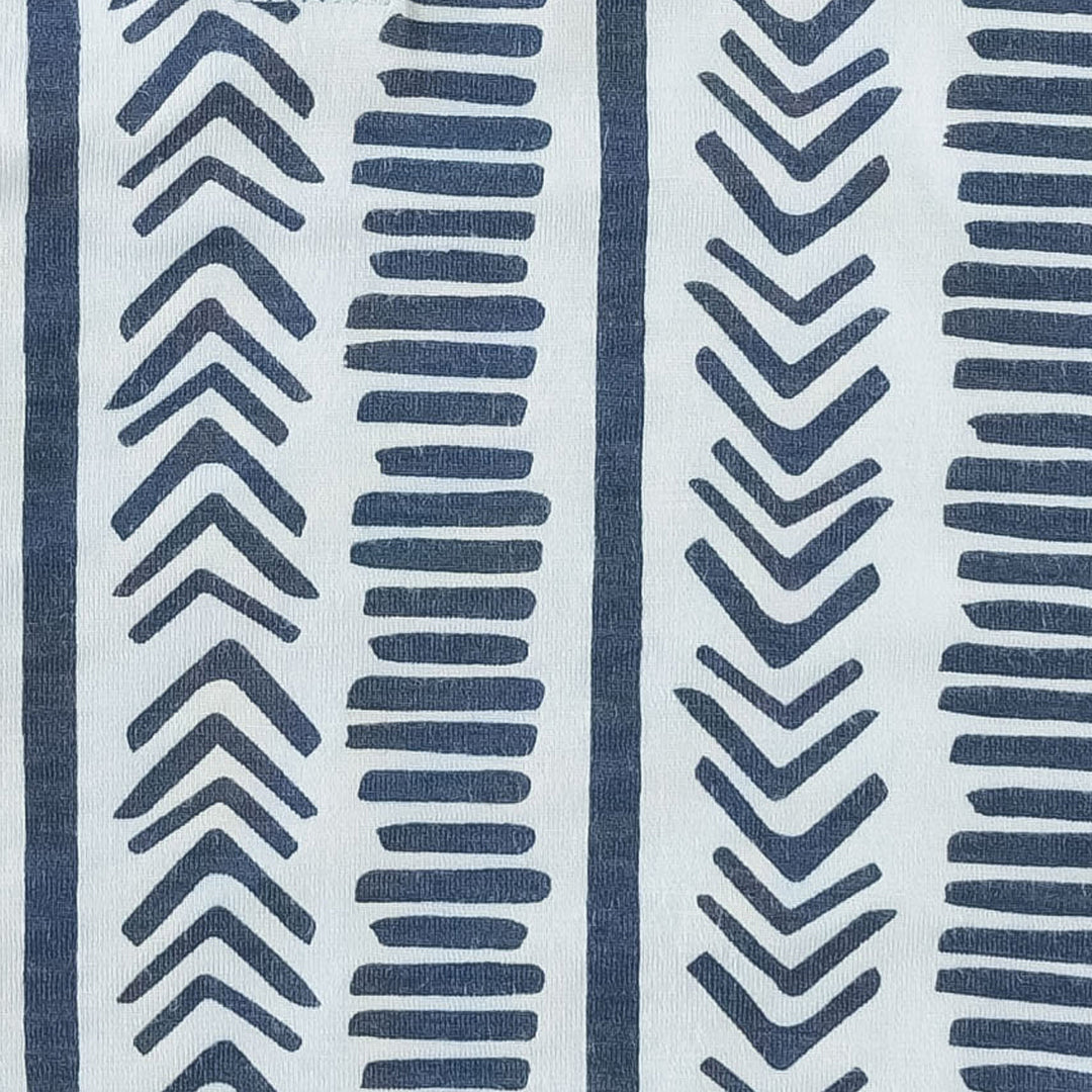 tie booties | blue mosaic stripe | lenzing modal