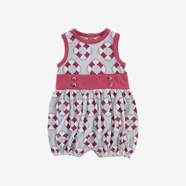 sleeveless button belted bubble | lifesavers | bamboo