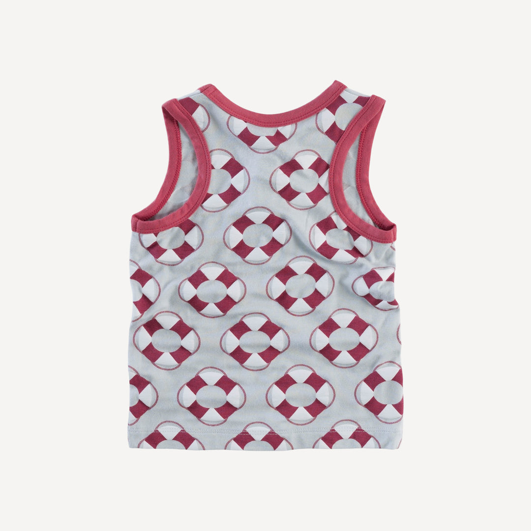 two tone racerback tank | lifesavers | bamboo