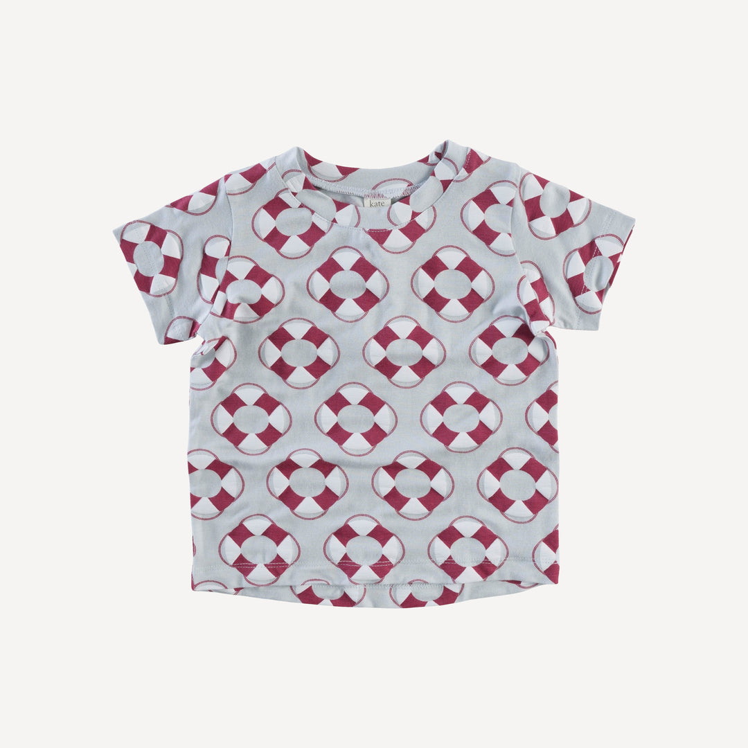 short sleeve essential boxy tee | lifesavers | bamboo
