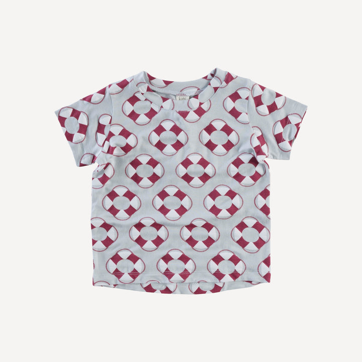 short sleeve essential boxy tee | lifesavers | bamboo