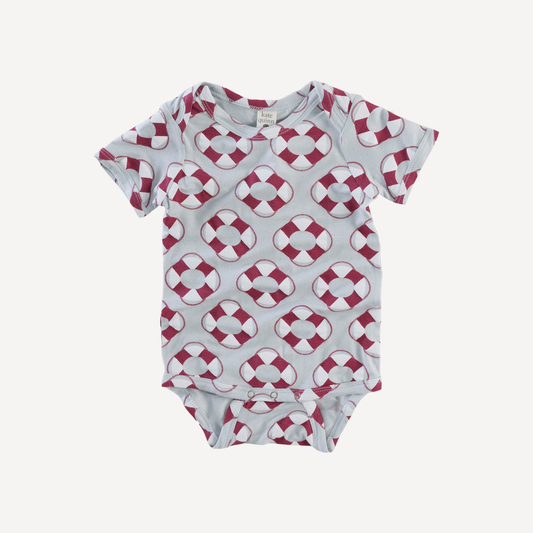 short sleeve lap neck bodysuit | lifesavers | bamboo