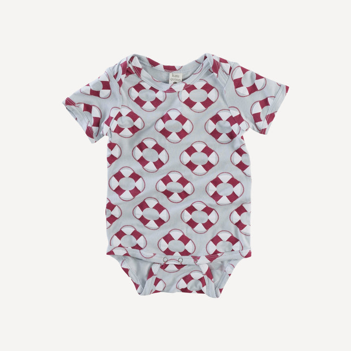 short sleeve lap neck bodysuit | lifesavers | bamboo