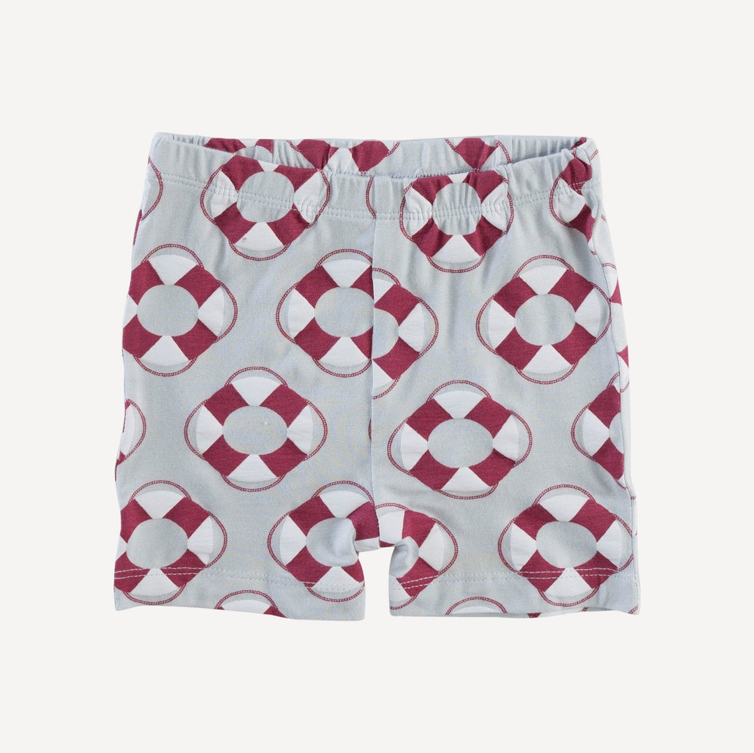 short sleeve crew neck shortie pj set | lifesavers | bamboo