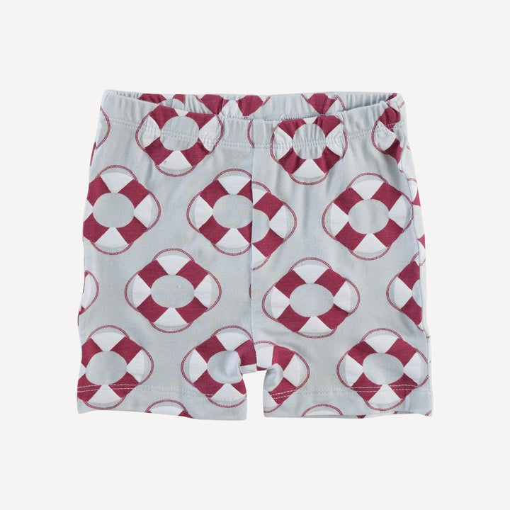 short sleeve crew neck shortie pj set | lifesavers | bamboo