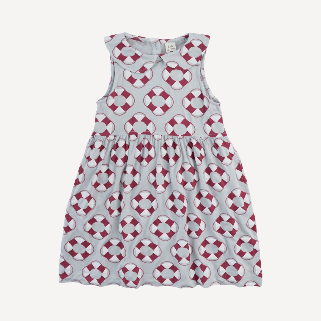 sleeveless peter pan dress | lifesavers | bamboo