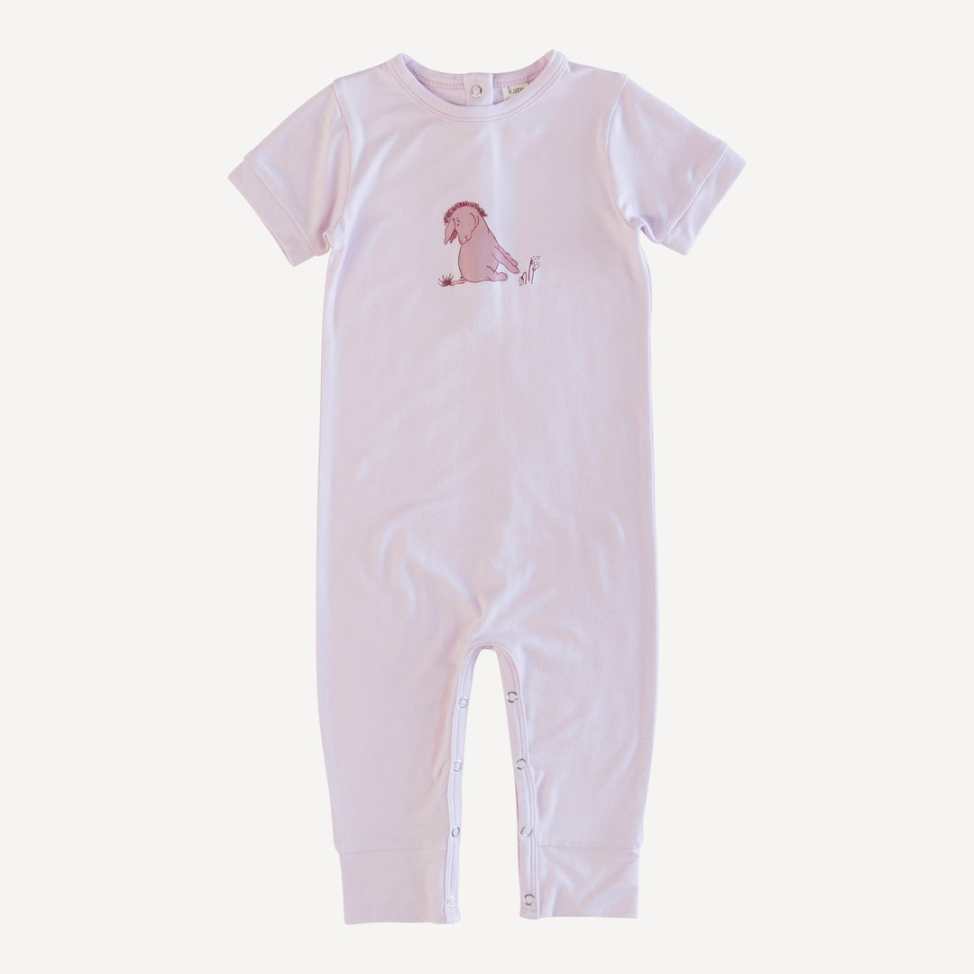 short sleeve eeyore sport jumpsuit | lilac mist | bamboo