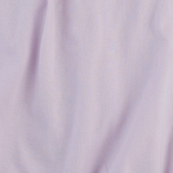 short sleeve violet dress | lilac petal | organic cotton jersey