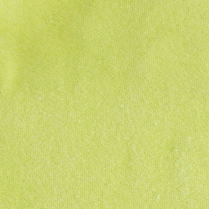 pleated gathered waist short | lime | organic cotton terry