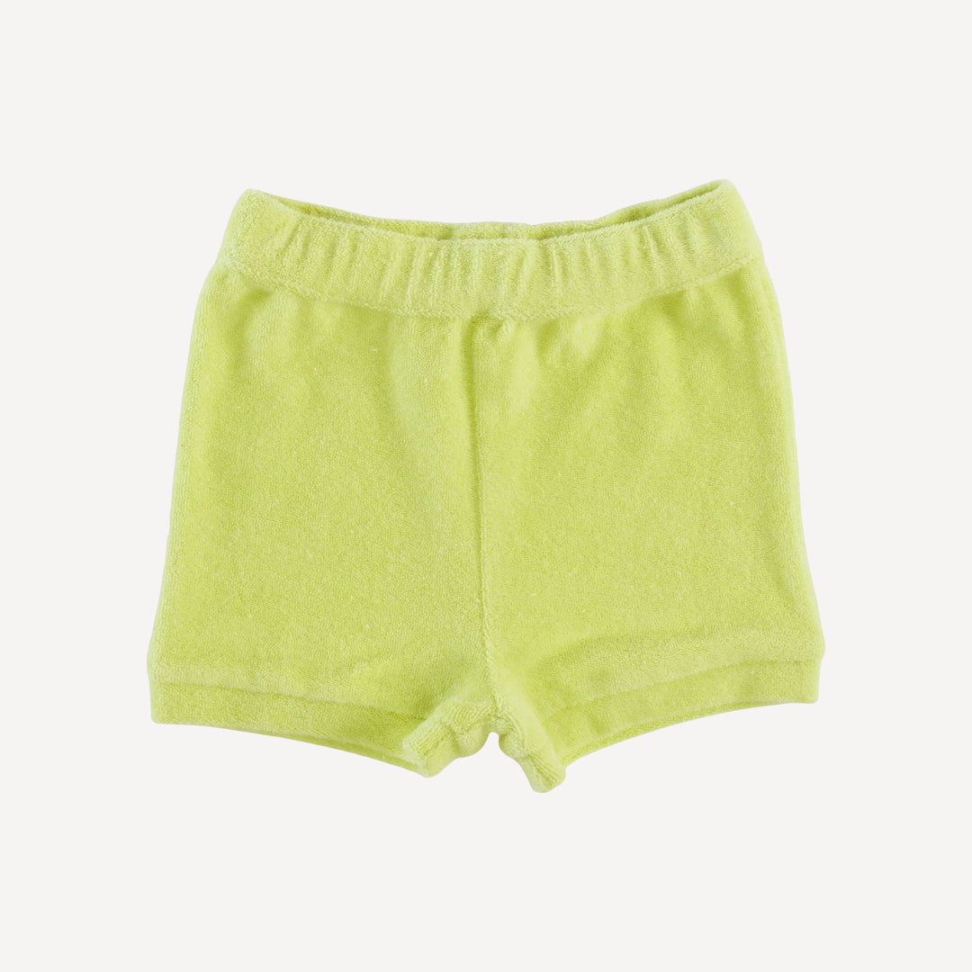 jamie set | lime | organic cotton terry