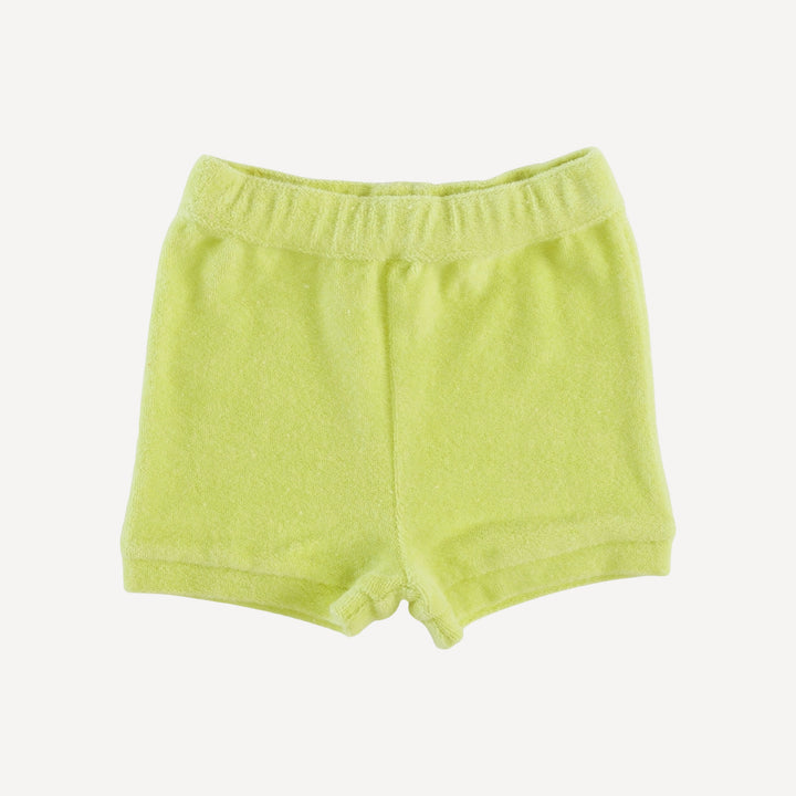 jamie set | lime | organic cotton terry