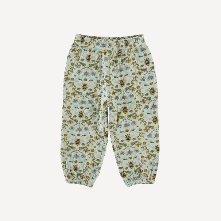 quilted relaxed jogger | litho bee | modal