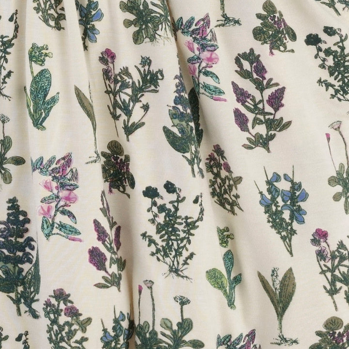 spaghetti tie smocked dress | litho floral | modal