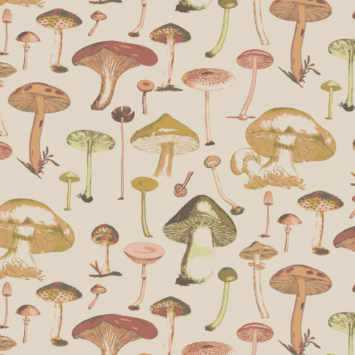 PREORDER henley racerback tank shortie | litho mushroom | modal