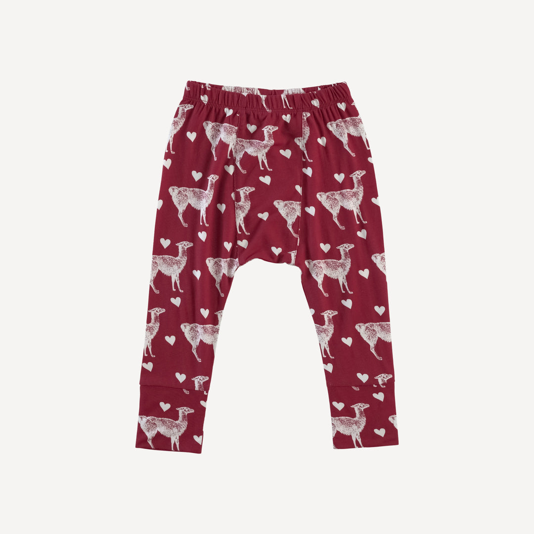 classic panda pant | llama & hearts | lenzing modal