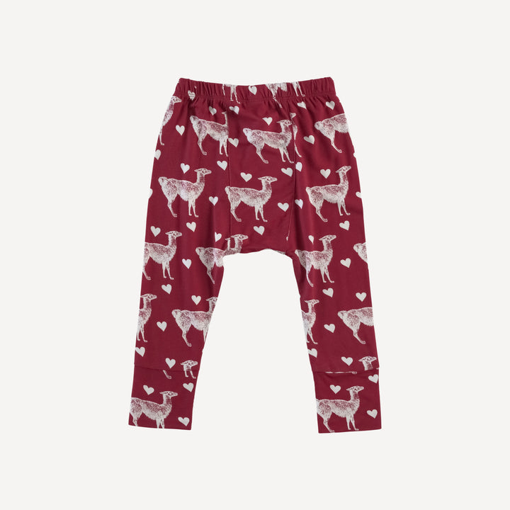 classic panda pant | llama & hearts | lenzing modal