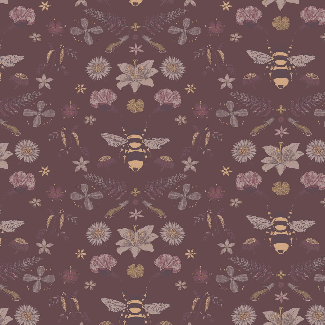 PREORDER long sleeve prairie dress | mahogany bee | modal