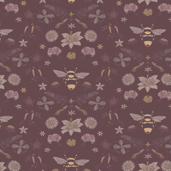 PREORDER long sleeve prairie dress | mahogany bee | modal