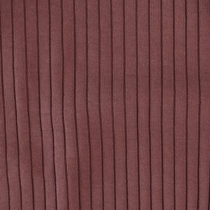 single layer blanket | mahogany | classic rib