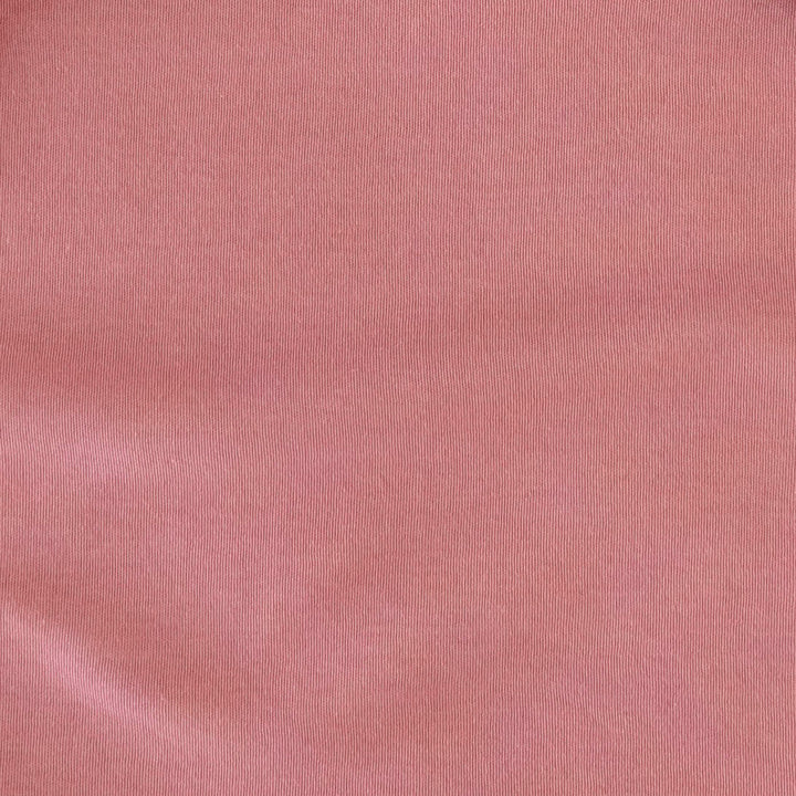 long sleeve zipper footie | mauve rose | organic cotton interlock
