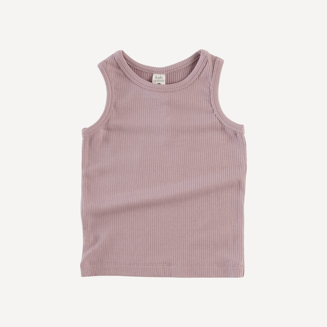 skinny tank | mauve taupe | modal skinny rib