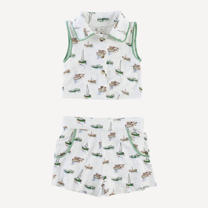 hannah set | mediterranean boat | bamboo