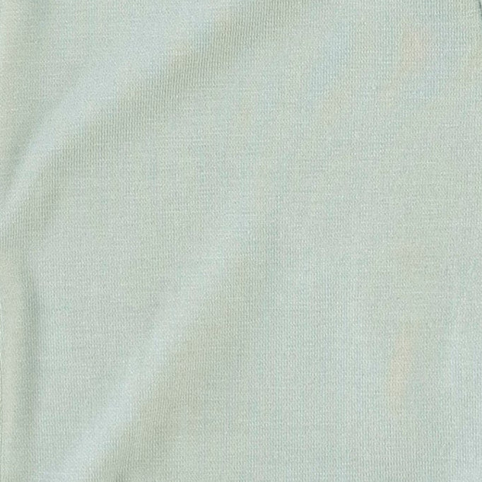 long sleeve two way zipper footie | misty sky | bamboo