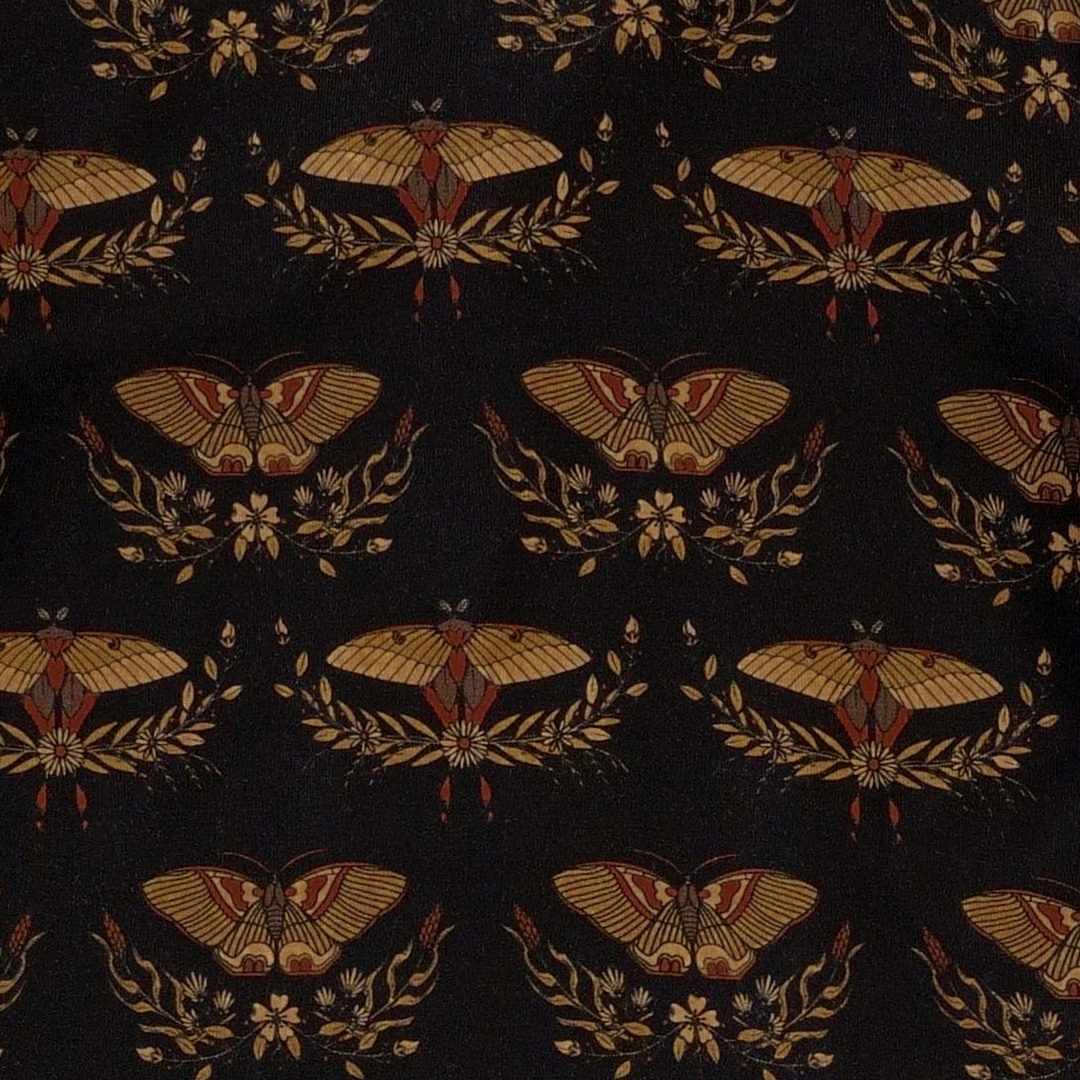 long sleeve relaxed jogger set | moth floral | light weight bamboo