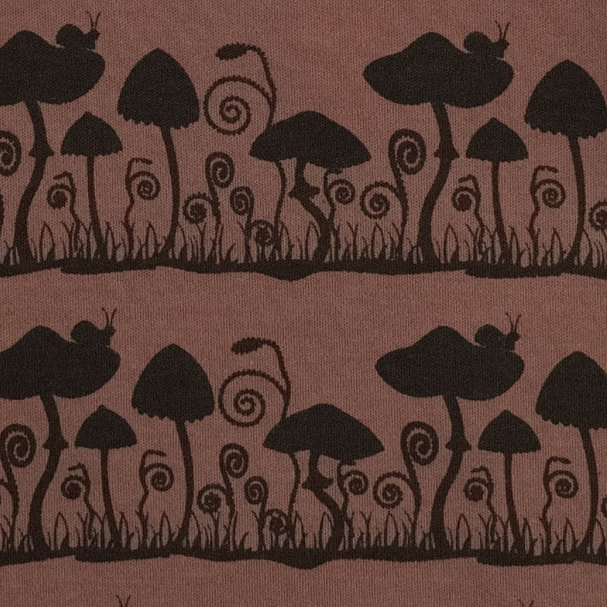sleeveless button skinny tank | mushroom | organic cotton interlock