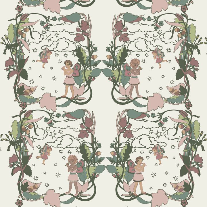 PREORDER jade set | mystical fairies | organic cotton interlock